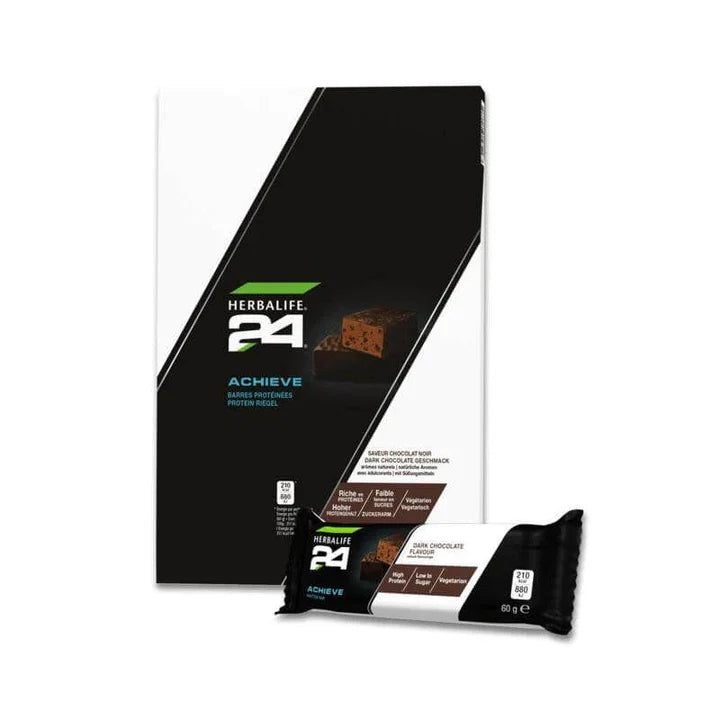 H24 Achieve - Chocolate and Biscuit/Dark Chocolate Flavored Protein Bars